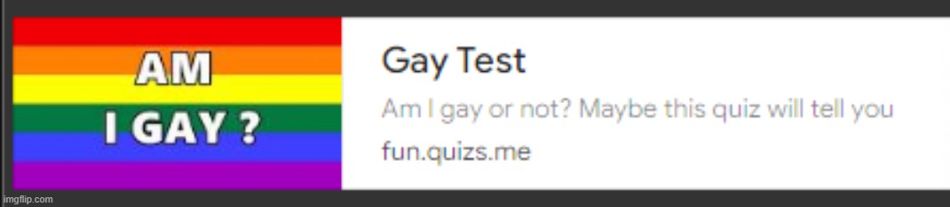 gay test | made w/ Imgflip meme maker