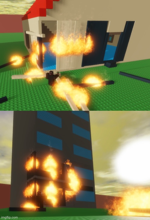 Commit arson simulator (best game ever 10/10) | made w/ Imgflip meme maker