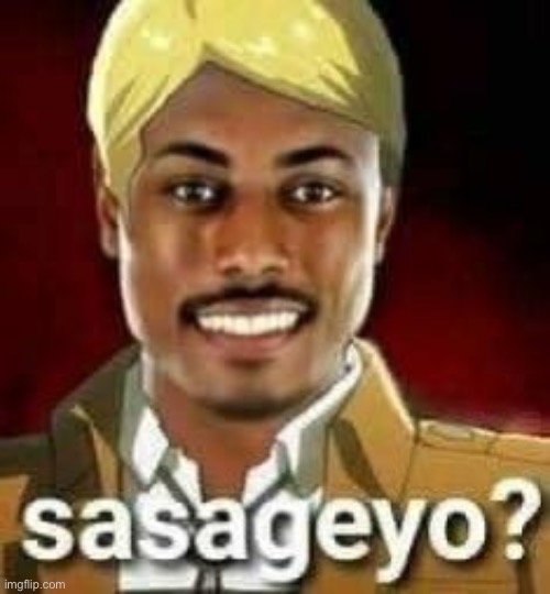 Sasageyo? | image tagged in sasageyo | made w/ Imgflip meme maker