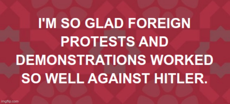 Get Out Your Placards! | I'M SO GLAD FOREIGN PROTESTS AND DEMONSTRATIONS WORKED SO WELL AGAINST HITLER. | image tagged in ukraine,vladimir putin,invasion,hitler,rick75230 | made w/ Imgflip meme maker
