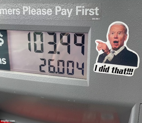 Gas prices are higher than Hunter | image tagged in joe biden,oil | made w/ Imgflip meme maker