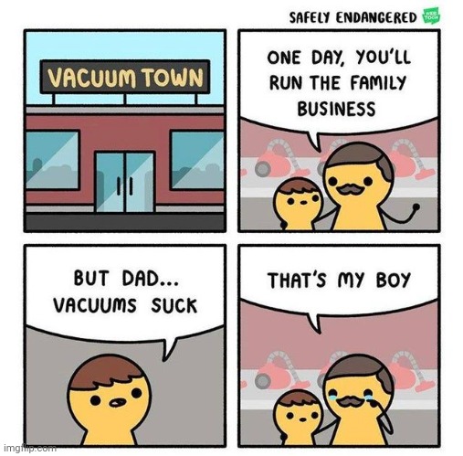 Vacuum Town | image tagged in comics/cartoons,comics,comic,vacuum,vacuums,town | made w/ Imgflip meme maker