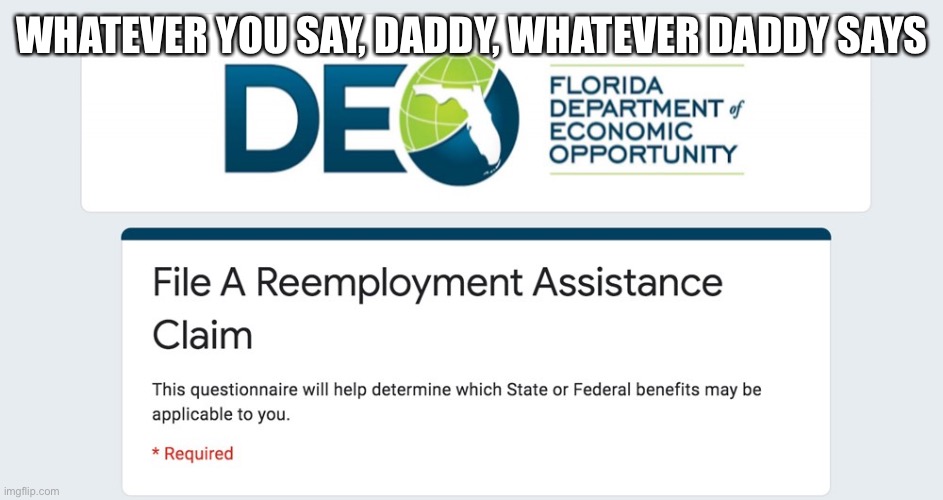 Benefits | WHATEVER YOU SAY, DADDY, WHATEVER DADDY SAYS | image tagged in stocks,banking,accounting | made w/ Imgflip meme maker