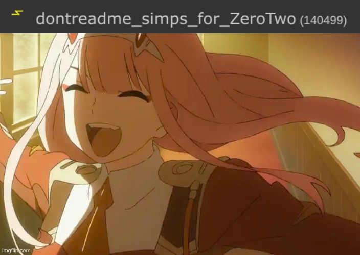 yay | image tagged in happy zero two v2 | made w/ Imgflip meme maker