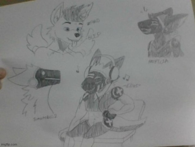 Requests Done! (Requested by Tomatoboi2, -.Elias_Vibes.-, Patricia_the_protogen, and Cat_go_meow) | image tagged in furry,art,request,blep | made w/ Imgflip meme maker