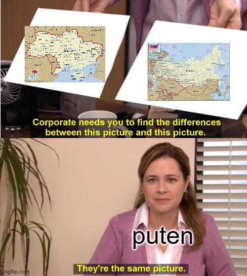 They're The Same Picture Meme | puten | image tagged in memes,they're the same picture,russia | made w/ Imgflip meme maker