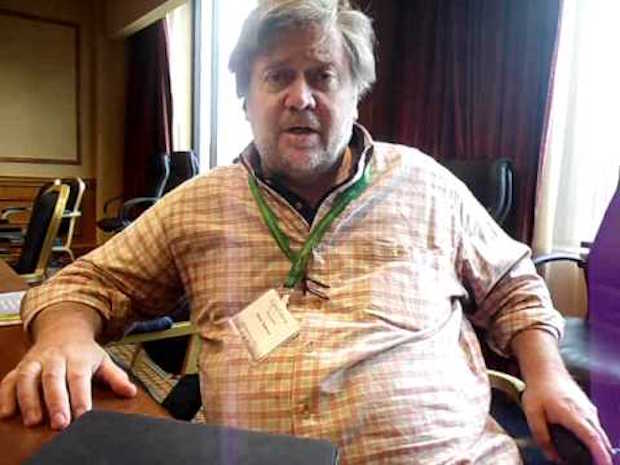 High Quality Steve Bannon, arrested for drunk driving a houseboat? Blank Meme Template