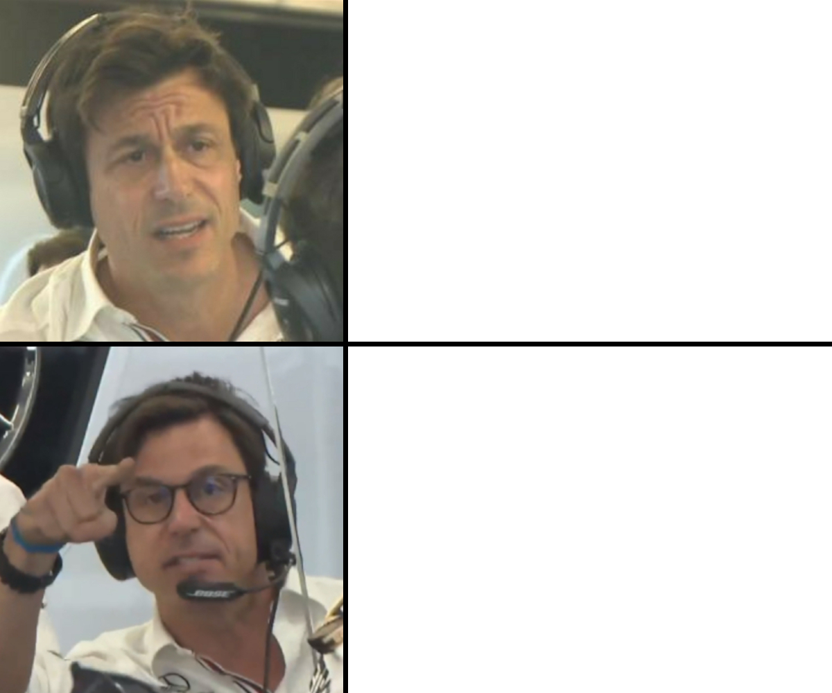 High Quality Toto Wolff Blank Meme Template