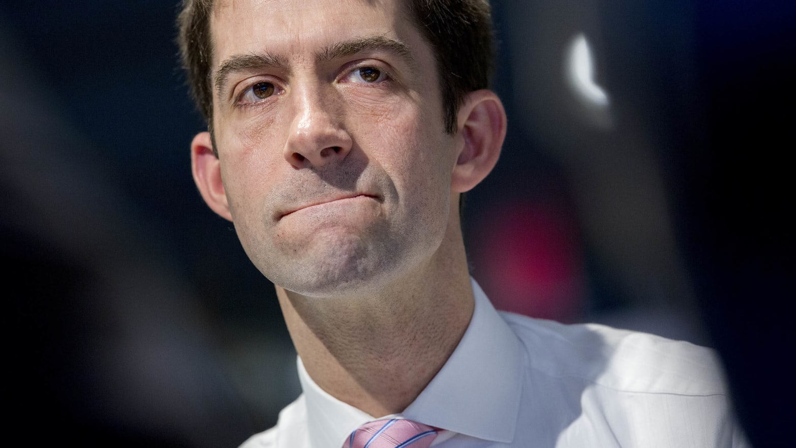 High Quality Tom Cotton's nose votes separately from the rest of him. Blank Meme Template