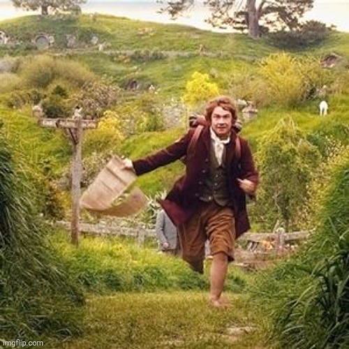 Hobbit adventure | image tagged in hobbit adventure | made w/ Imgflip meme maker
