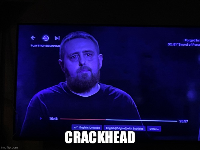 CRACKHEAD | image tagged in bernie i am once again asking for your support | made w/ Imgflip meme maker