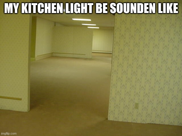 the buzzing is so damn loud | MY KITCHEN LIGHT BE SOUNDEN LIKE | made w/ Imgflip meme maker