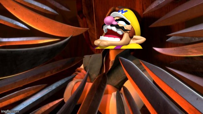 what did wario do to deserve swords pointed at him.mp3 | image tagged in flynn rider swords | made w/ Imgflip meme maker