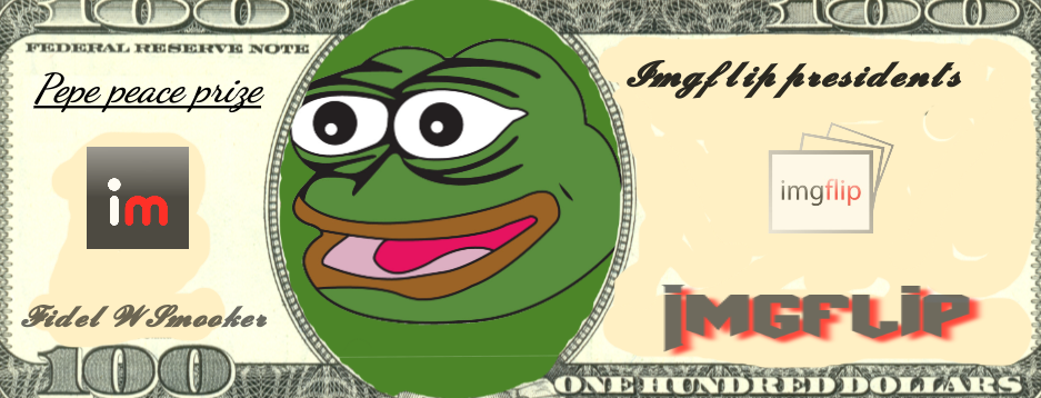 Pepe peace prize real! Blank Meme Template