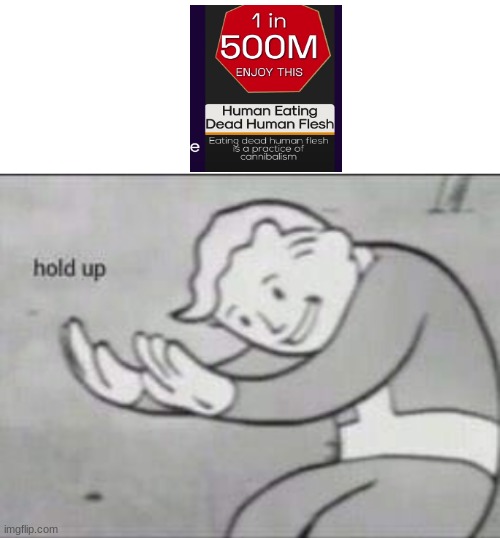 hol up | image tagged in fallout hold up with space on the top | made w/ Imgflip meme maker