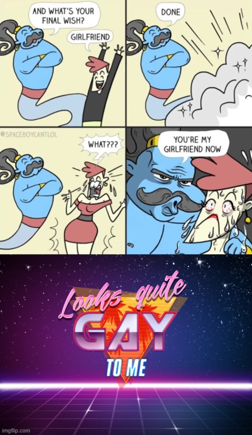 image tagged in looks quite gay to me | made w/ Imgflip meme maker