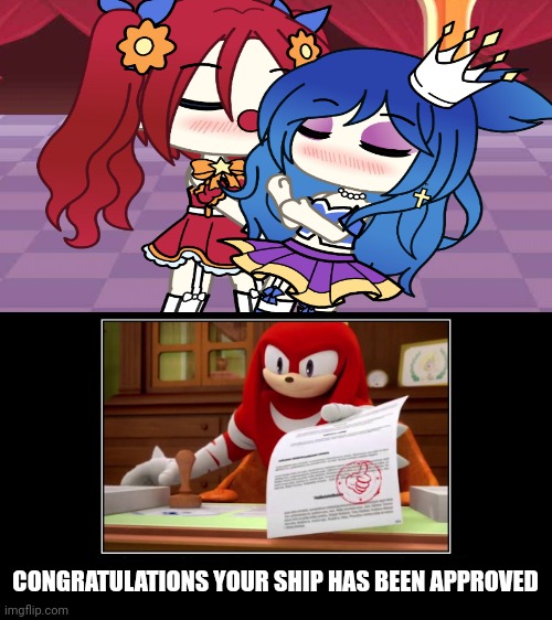 Congratulations | CONGRATULATIONS YOUR SHIP HAS BEEN APPROVED | image tagged in knuckles approve meme | made w/ Imgflip meme maker
