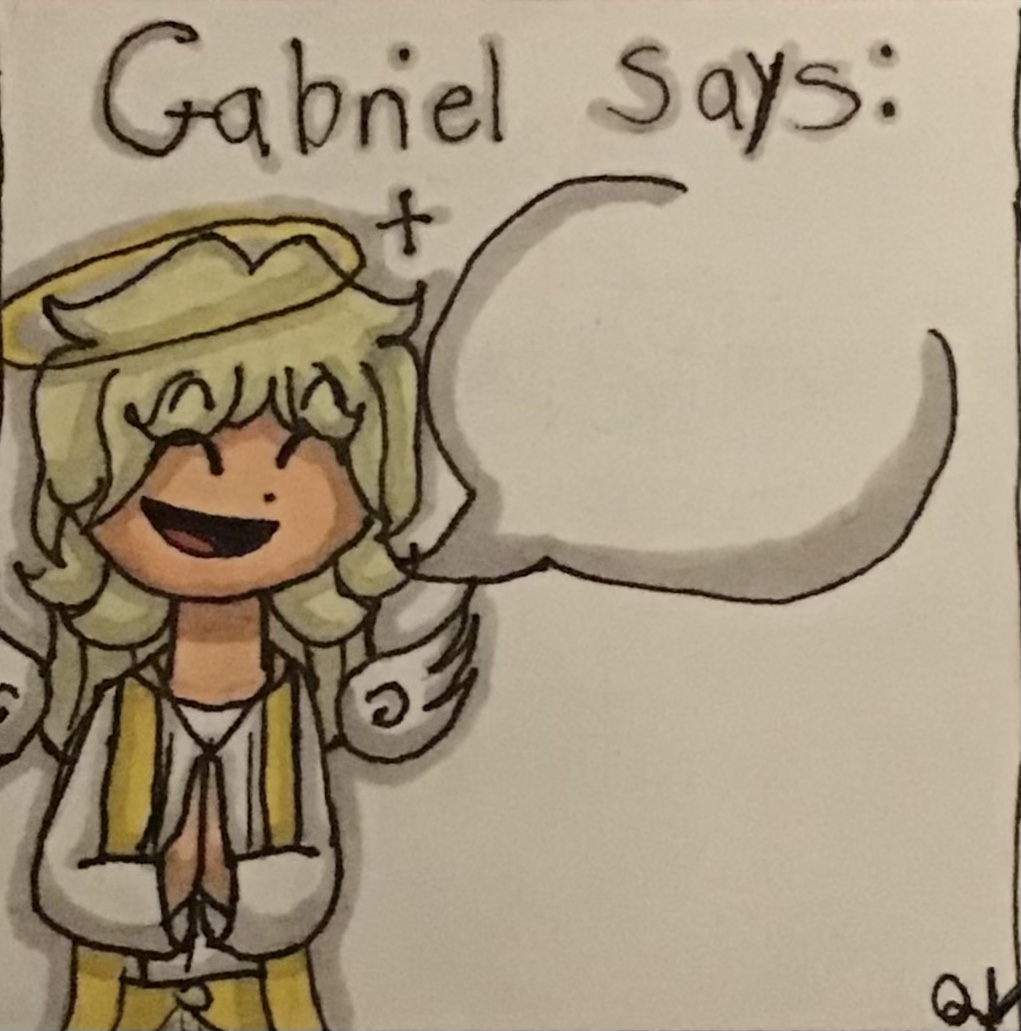High Quality Gabriel Says Blank Meme Template