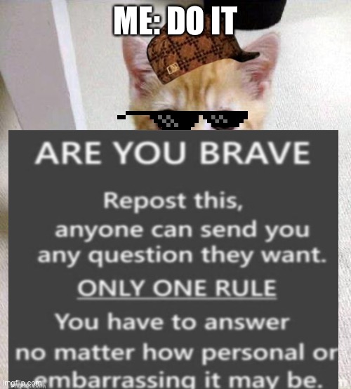 Do it | ME: DO IT | image tagged in do it,just do it,help | made w/ Imgflip meme maker