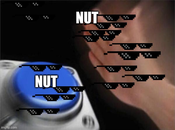 nut | NUT; NUT | image tagged in memes,blank nut button | made w/ Imgflip meme maker