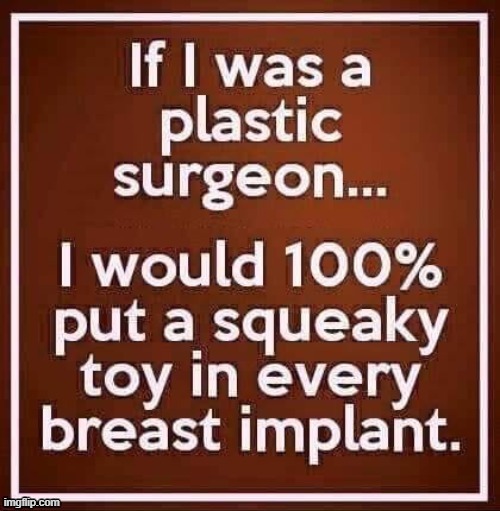 Plastic surgery | image tagged in breasts | made w/ Imgflip meme maker