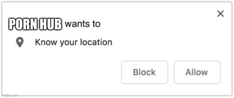 X Wants to Know Your Location | PORN HUB | image tagged in x wants to know your location | made w/ Imgflip meme maker