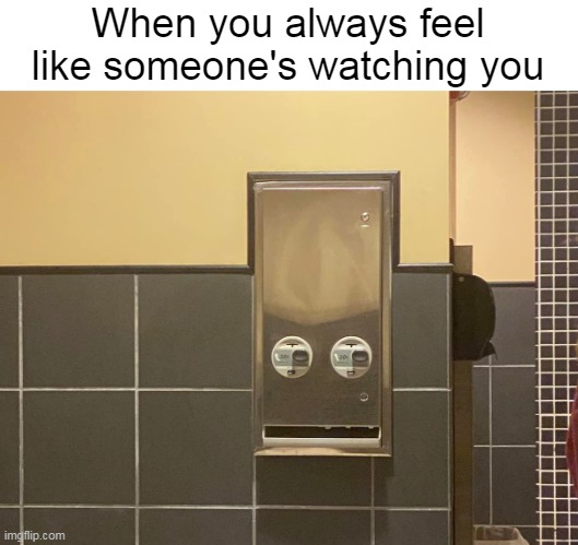 A Little Privacy Here? | When you always feel like someone's watching you | image tagged in meme,memes,humor | made w/ Imgflip meme maker