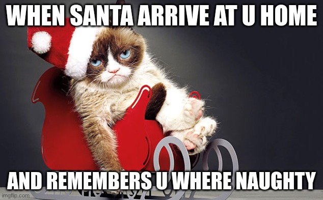 santa | WHEN SANTA ARRIVE AT U HOME; AND REMEMBERS U WHERE NAUGHTY | image tagged in memes | made w/ Imgflip meme maker
