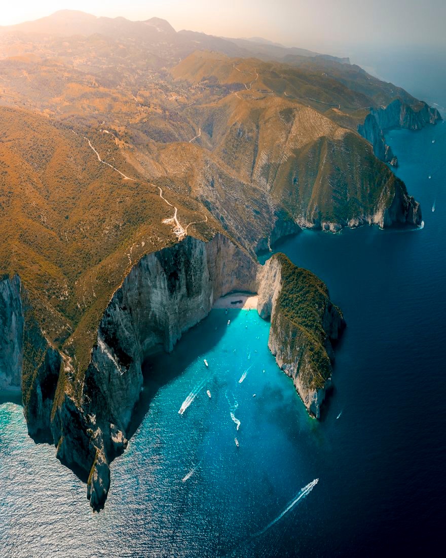 The Mediterranean Sea In Greece, Photo credit: Henry Do | image tagged in awesome,pics,photography | made w/ Imgflip meme maker