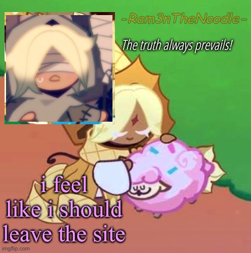 PureVanilla | i feel like i should leave the site | image tagged in purevanilla | made w/ Imgflip meme maker