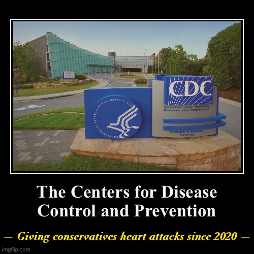 High Quality CDC giving conservatives heart attacks Blank Meme Template