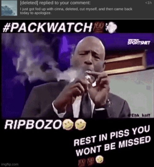 bazooka's alt went bye bye too so good | made w/ Imgflip meme maker