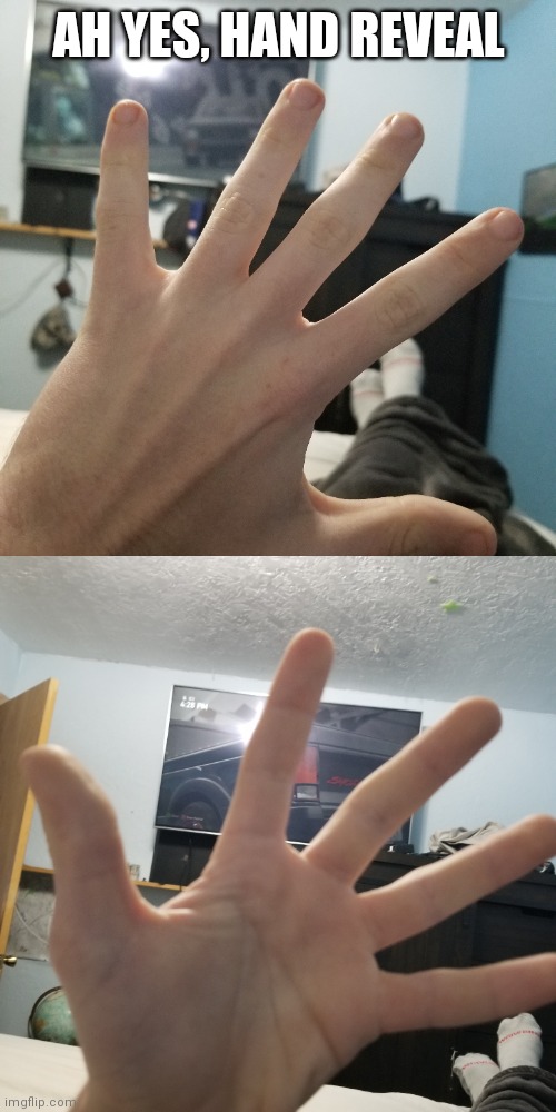 AH YES, HAND REVEAL | made w/ Imgflip meme maker