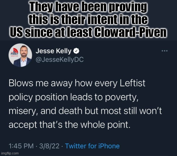 Liberals/Democrats are dangerous to this country. | They have been proving this is their intent in the US since at least Cloward-Piven | image tagged in traitors,liberal logic,evil,economics,tyranny | made w/ Imgflip meme maker