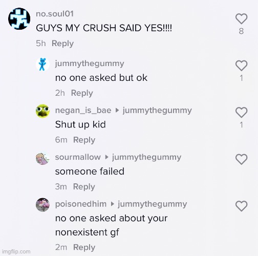 getting hated on TikTok speedrun | made w/ Imgflip meme maker