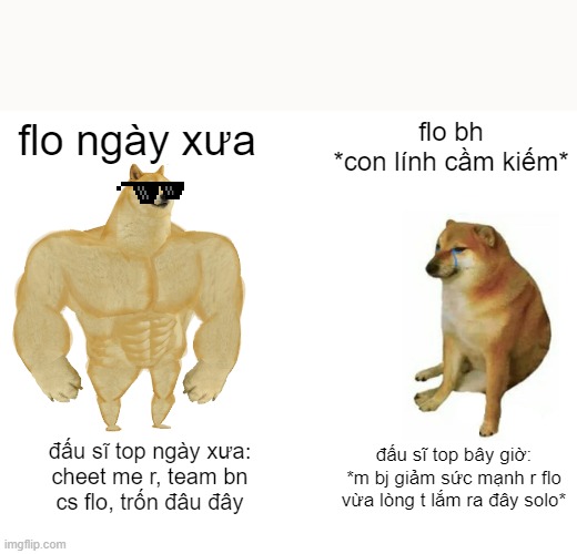 Buff Doge vs. Cheems Meme - Imgflip