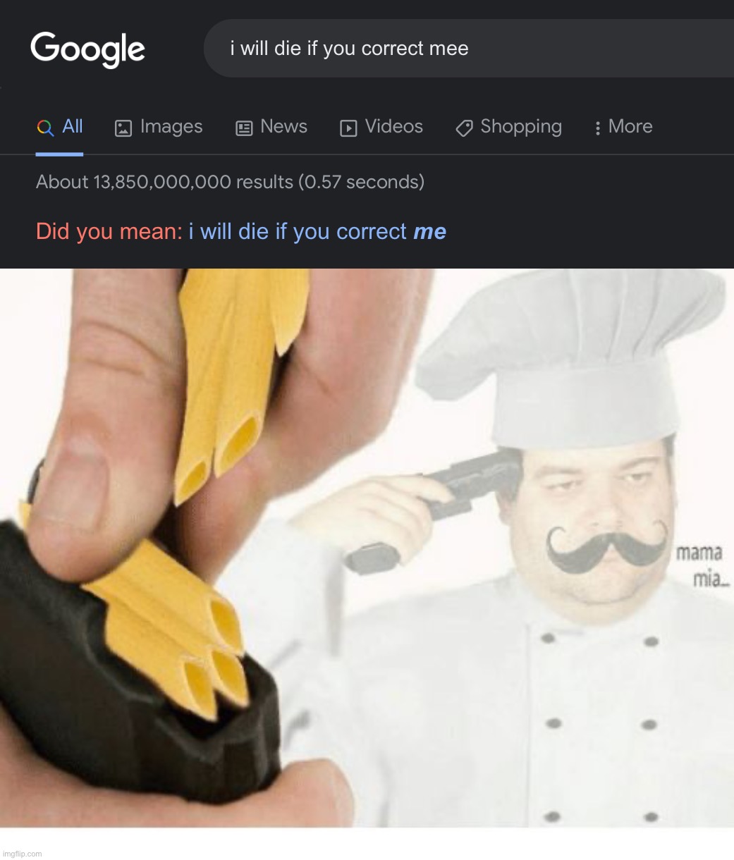 Chef load pasta into gun Blank Template - Imgflip