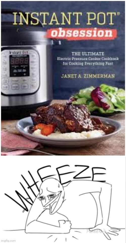 Bro this cook book | image tagged in wheeze,memes | made w/ Imgflip meme maker