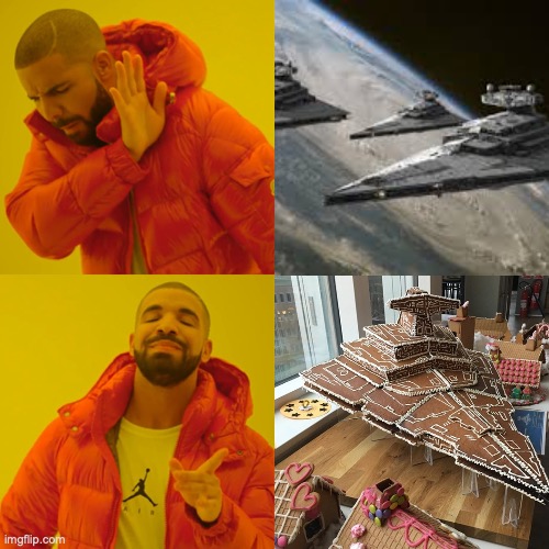 tasty | image tagged in memes,drake hotline bling,star wars | made w/ Imgflip meme maker