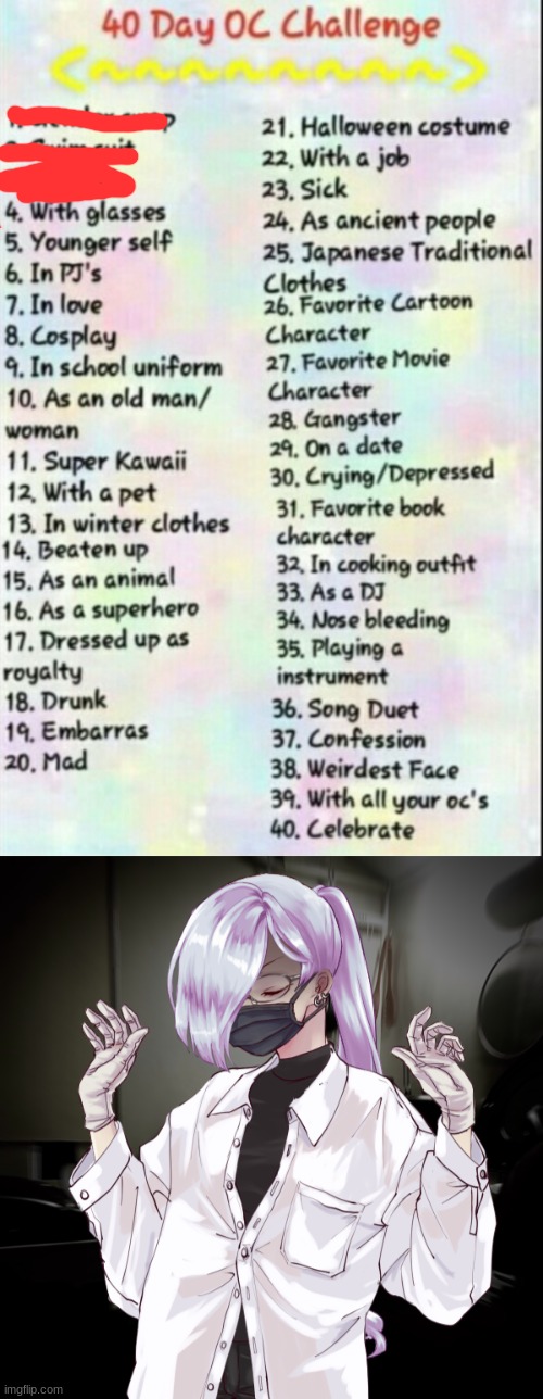 image tagged in 40 day oc challenge | made w/ Imgflip meme maker