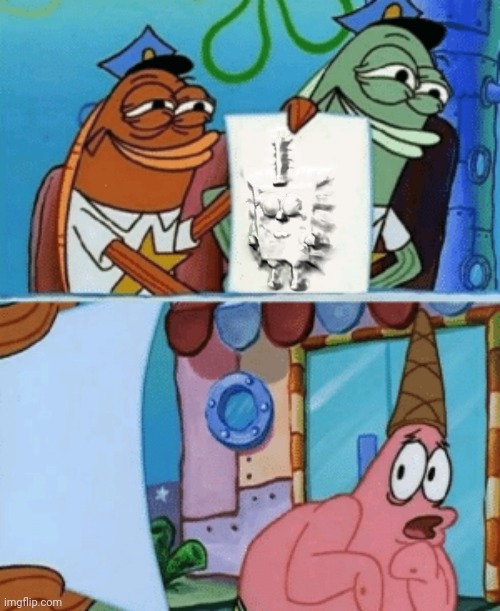 Patrick scared of image | image tagged in patrick scared of image | made w/ Imgflip meme maker