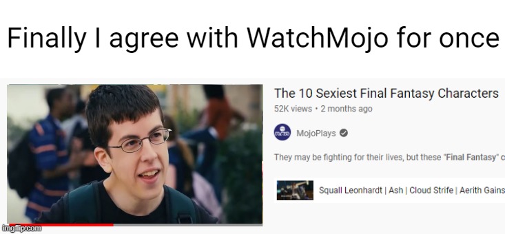 shitpoststatus | Finally I agree with WatchMojo for once | image tagged in gaming | made w/ Imgflip meme maker