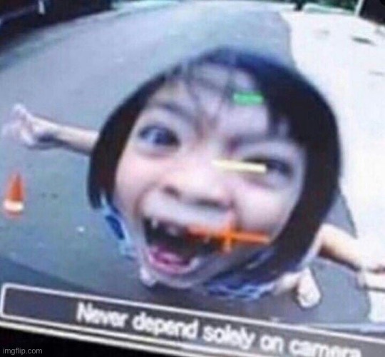 Never depend solely on camera | made w/ Imgflip meme maker