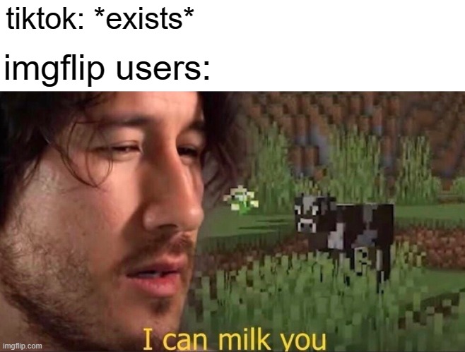 free brown mustard | tiktok: *exists*; imgflip users: | image tagged in i can milk you template | made w/ Imgflip meme maker