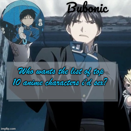 E (Thanks Elias) | Who wants the list of top 10 anime characters i'd sex? | image tagged in e thanks elias | made w/ Imgflip meme maker