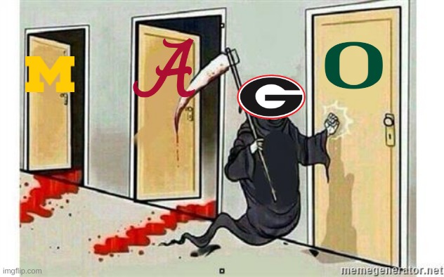 Dawg Pound | image tagged in grim reaper knocking door | made w/ Imgflip meme maker