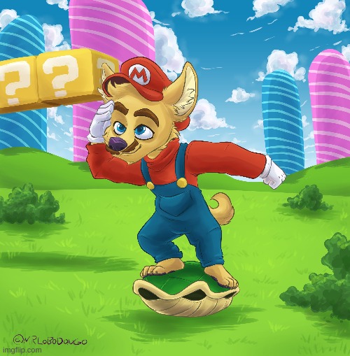 Happy Mario Day!! Art by MrLoboDougo | made w/ Imgflip meme maker