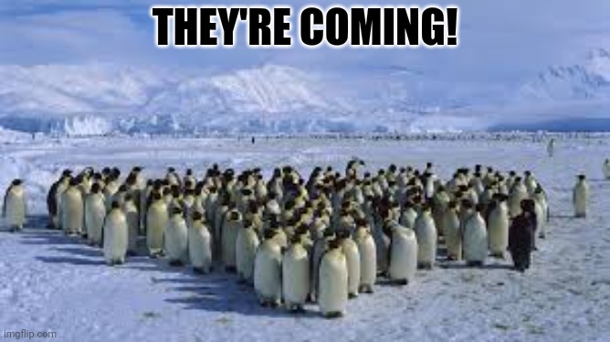 THEY'RE COMING! | made w/ Imgflip meme maker