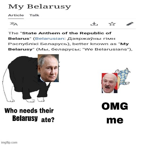 My Belarusy | made w/ Imgflip meme maker