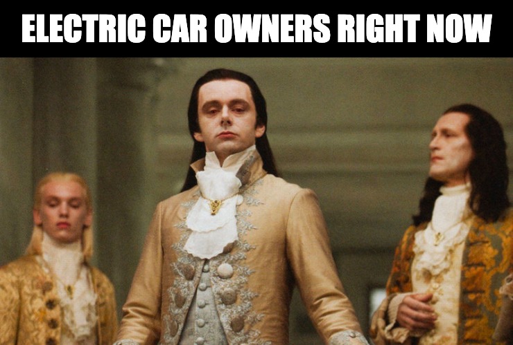 Do the peasants ever care about the environment? *sniffs farts* | ELECTRIC CAR OWNERS RIGHT NOW | image tagged in electric,car,gas,gas prices | made w/ Imgflip meme maker
